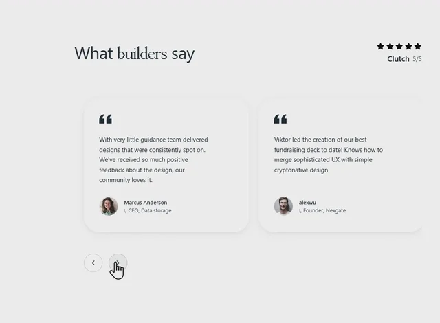 Feedback Slider 预览