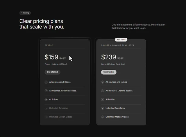 Rocket Pricing 预览