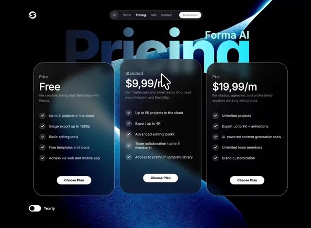 SaaS Pricing Flow 预览