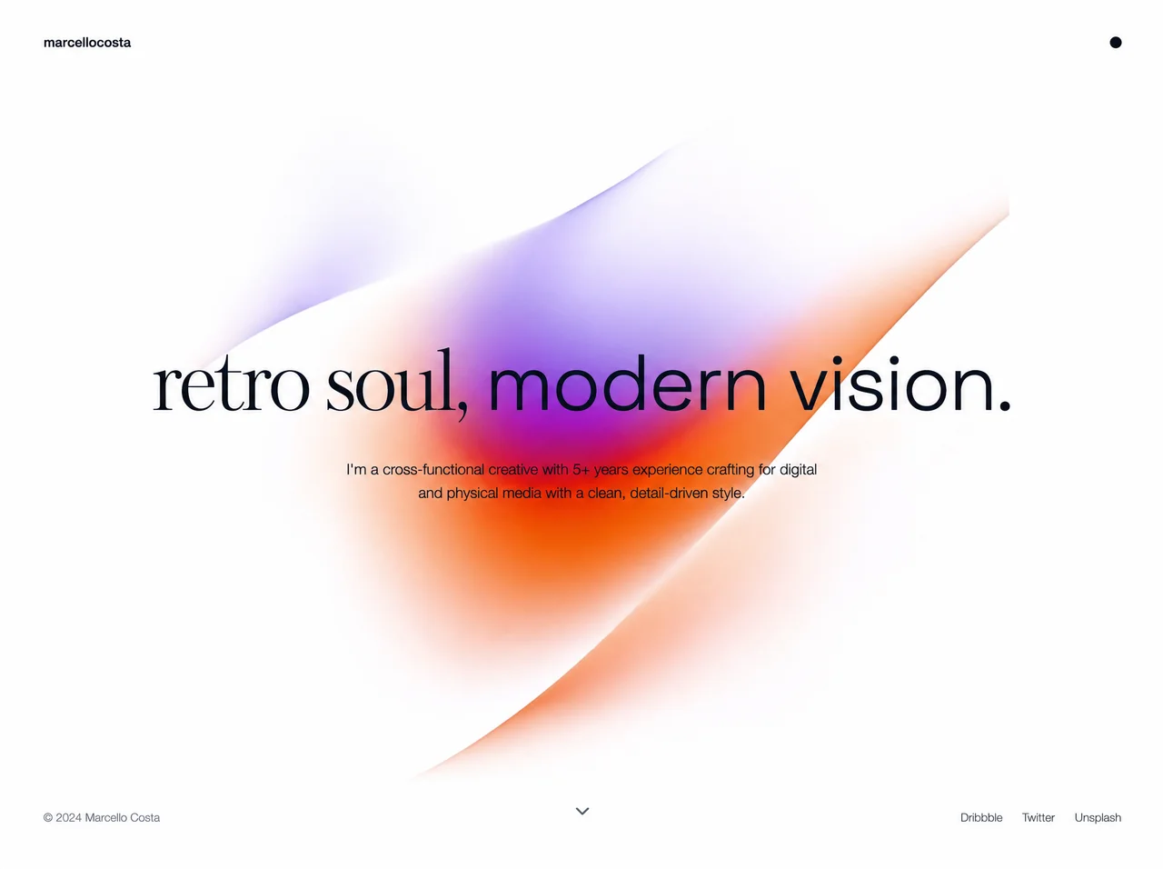 creative designer portfolio 预览